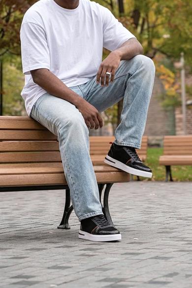 Yanko Siyah Erkek Deri Ayakkabı