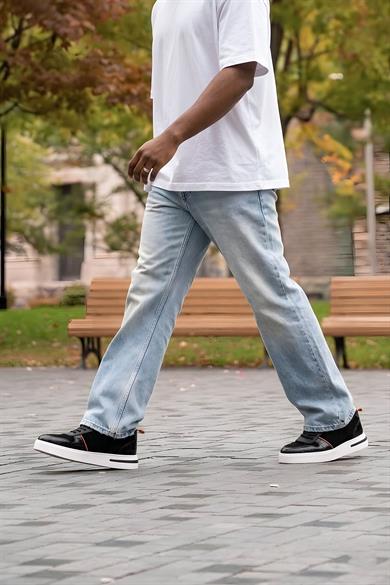 Yanko Siyah Erkek Deri Ayakkabı