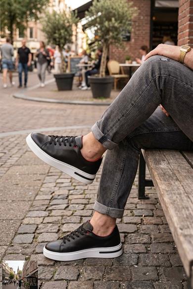 Yuri Siyah Erkek Deri Ayakkabı