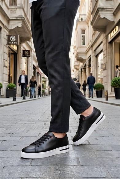 Yuri Siyah Erkek Deri Ayakkabı