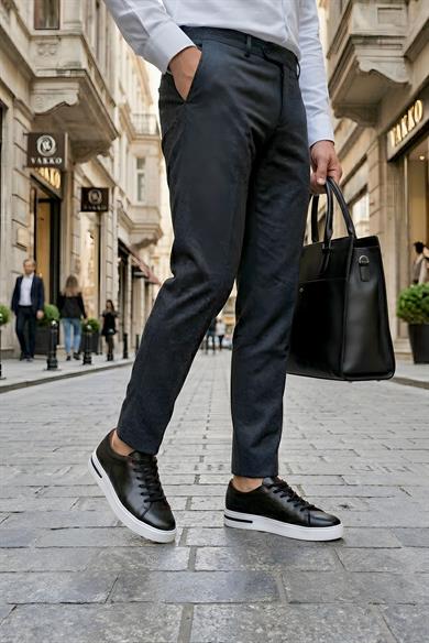 Yuri Siyah Erkek Deri Ayakkabı