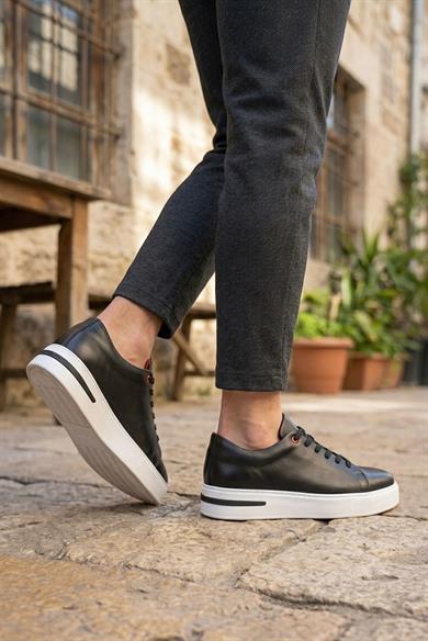 Yuri Siyah Erkek Deri Ayakkabı