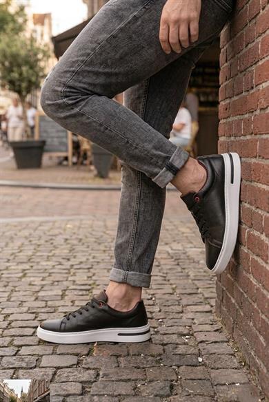 Yuri Siyah Erkek Deri Ayakkabı