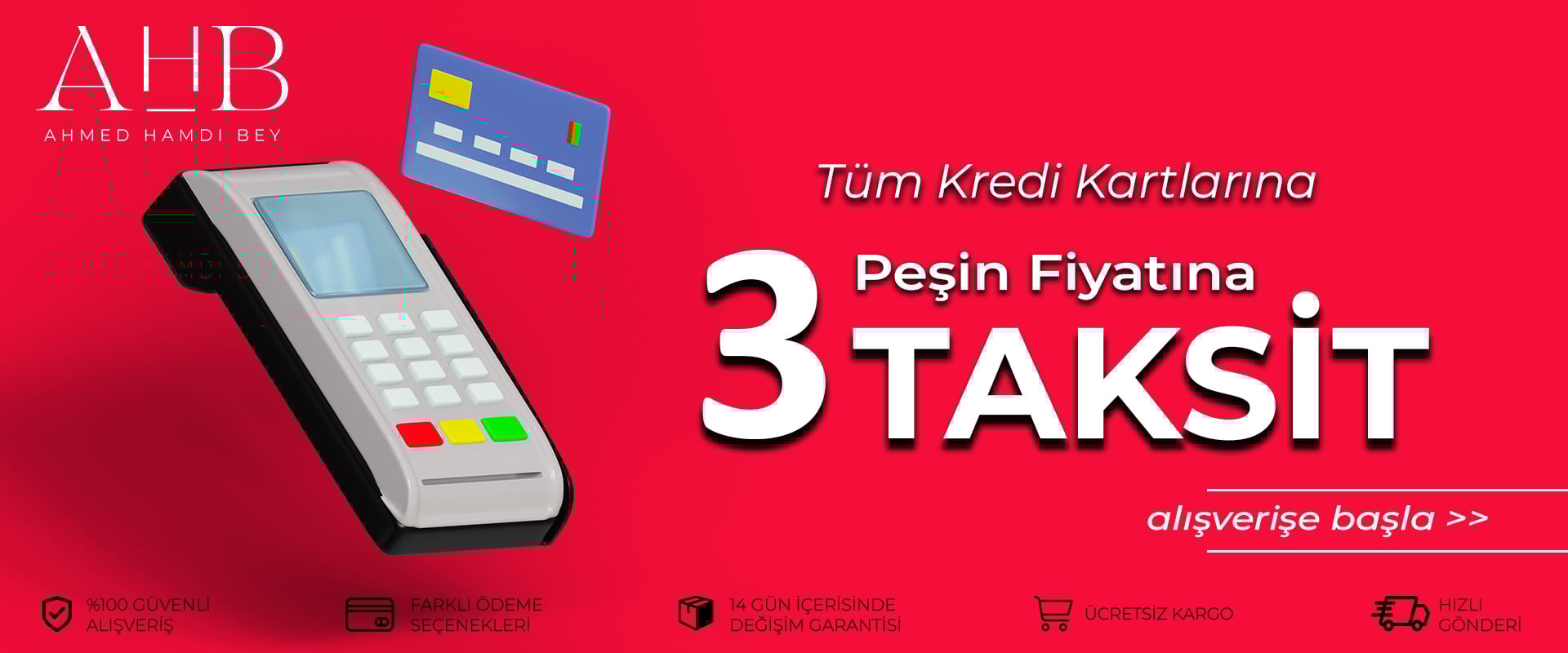 Peşin Fiyatın 3 Taksit