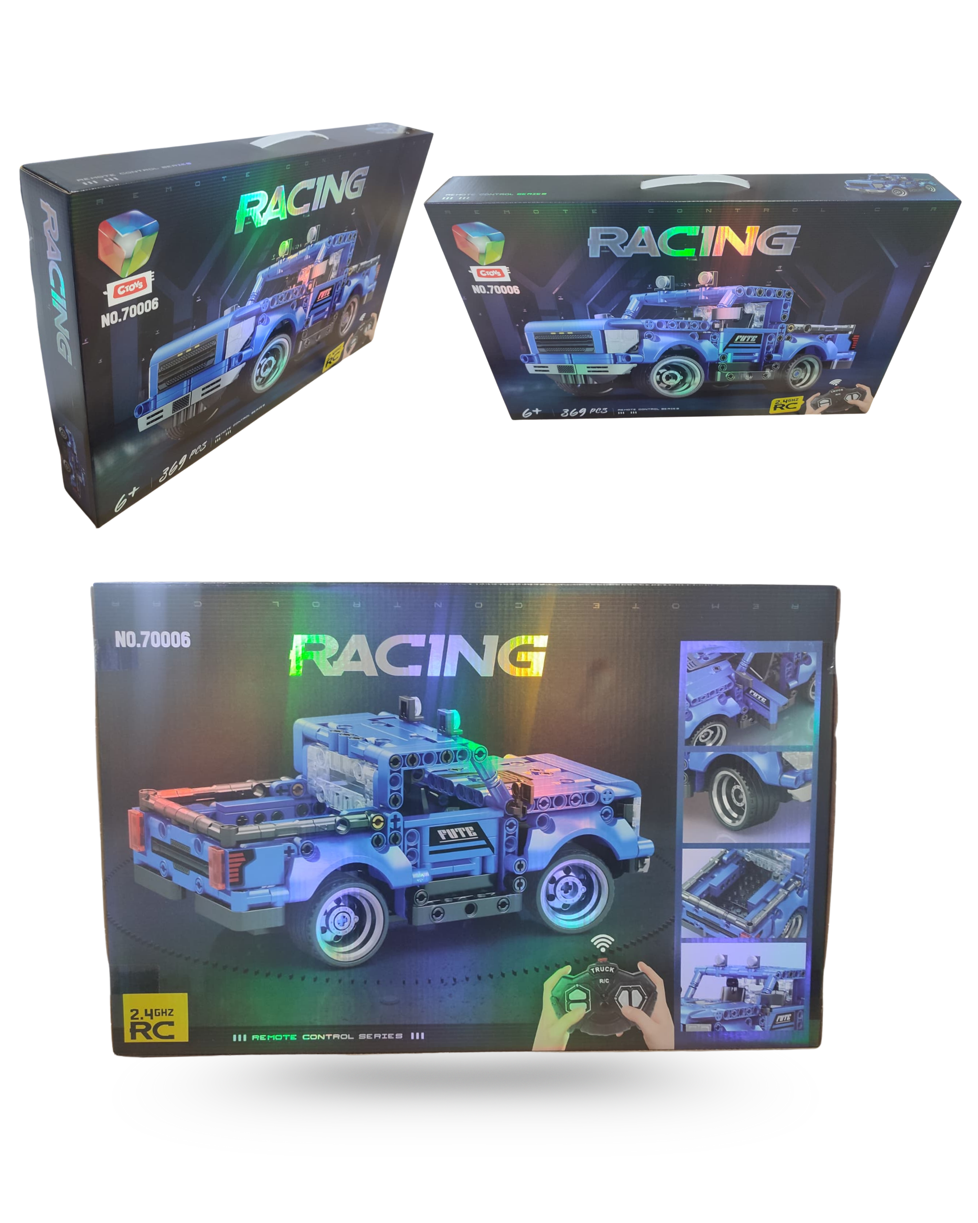 Ctoy BLOK UZAKTAN KUMANDALI YARIŞ ARABASI 369 PRÇ