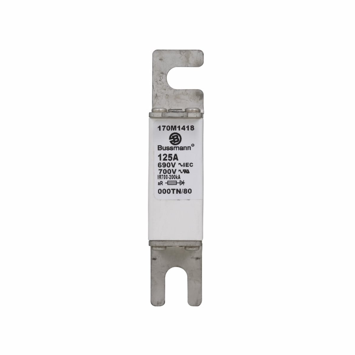 Bussmann 170M1418 125A Tabana Montaj Hızlı Sigorta