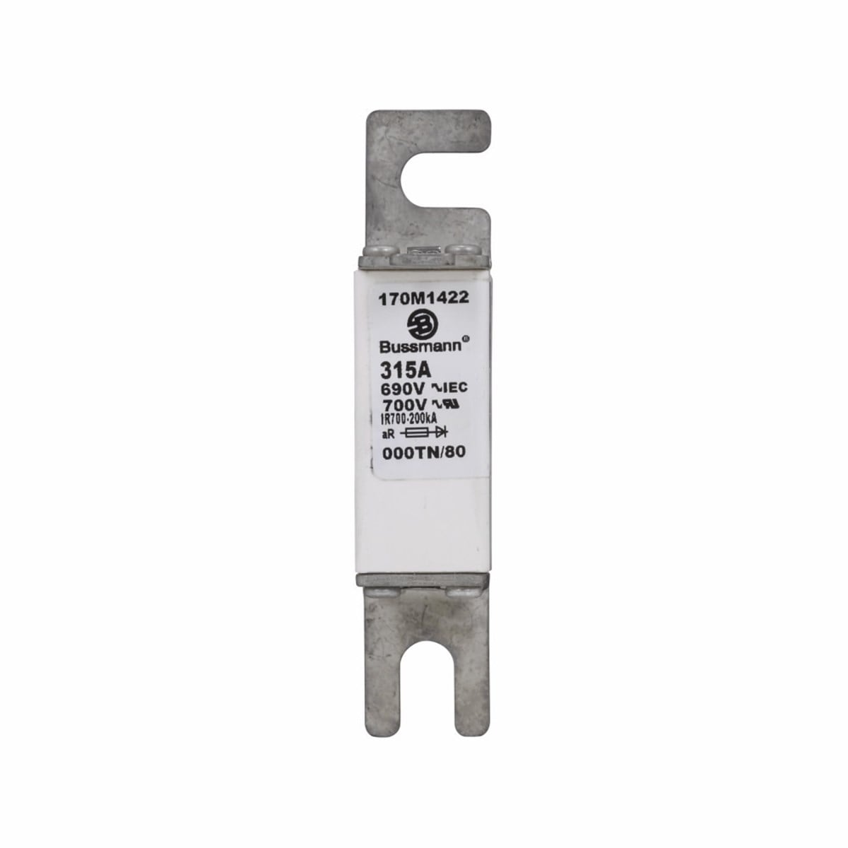 Bussmann 170M1422 315A Tabana Montaj Hızlı Sigorta