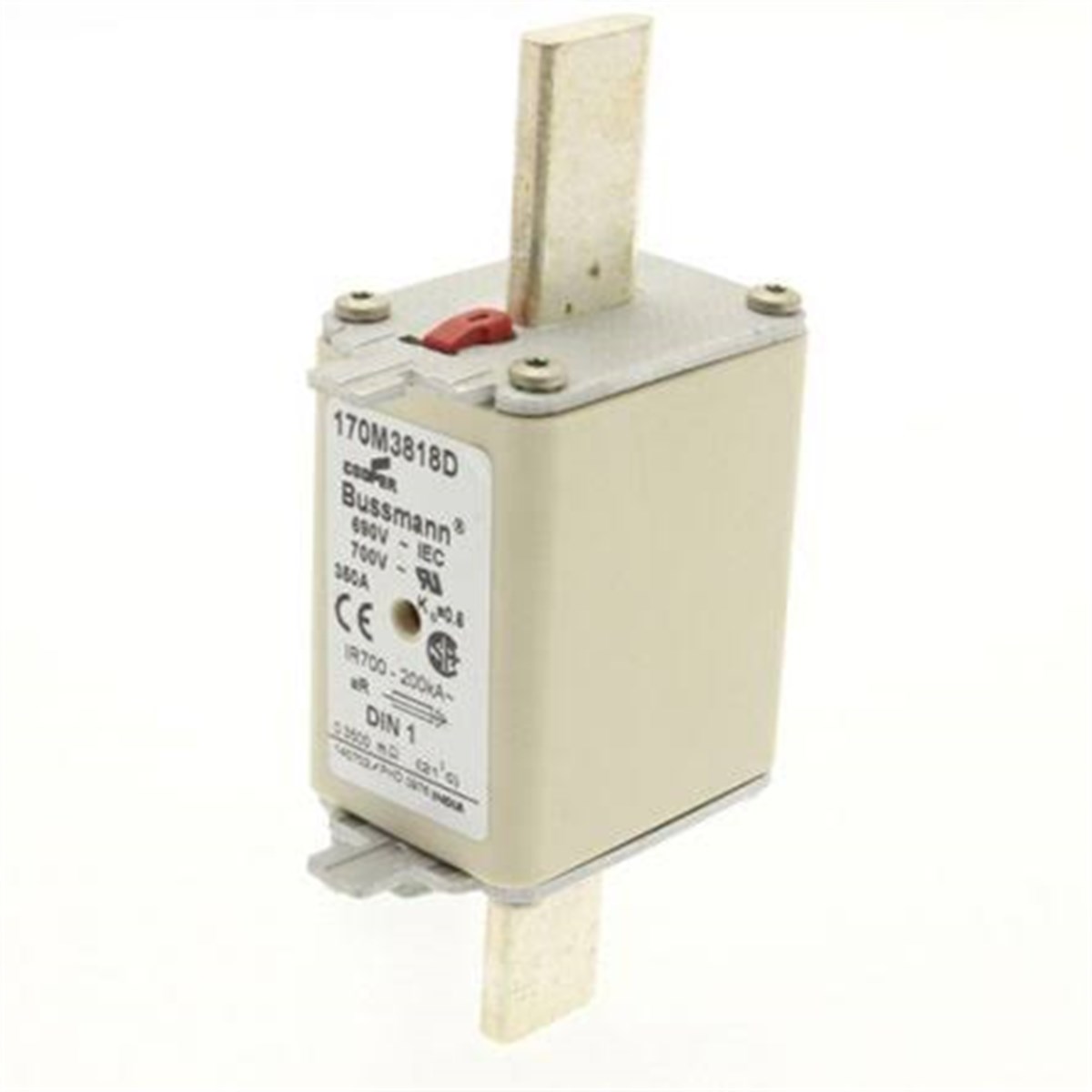 Bussmann 170M3818D 350A NH1 Hızlı Bıçaklı Sigorta 170M-3818D 170M 3818D