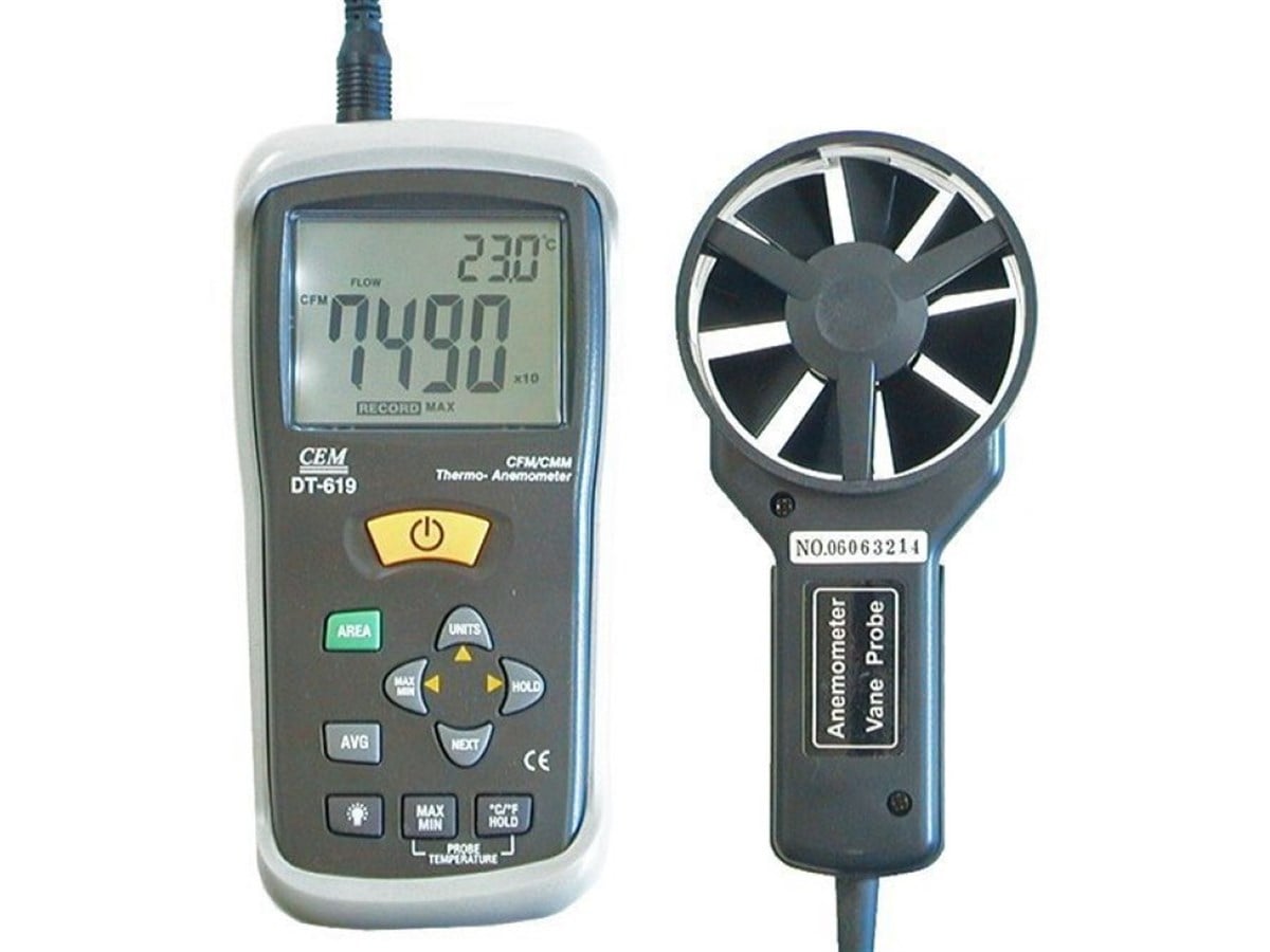 CEM DT 619 Rüzgar Hızı ölçer ( Anemometre )