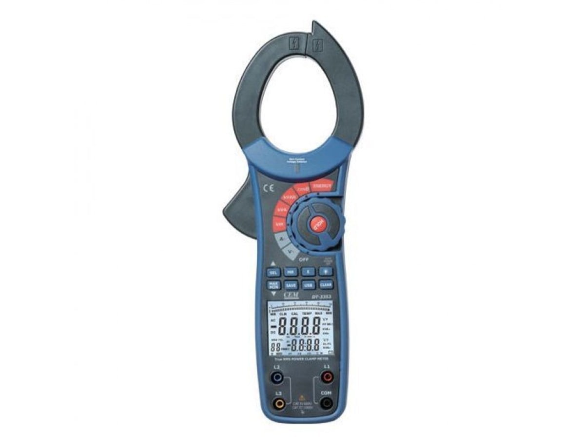 CEM DT3353 Kilowatt,Kilovar,Kosinüsfi,Trifaze Ölçer CLAMPMETER