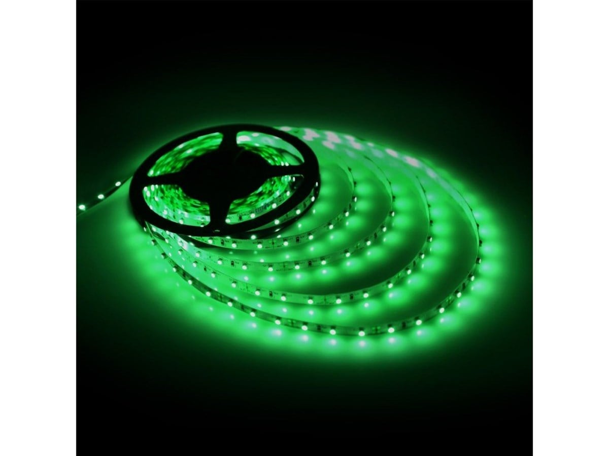 Eld Led 5050 60 Chip Double Pcb Silikonlu Şerit Led Yeşil 5M A KALİTE ( 2YIL GARANTİLİ )