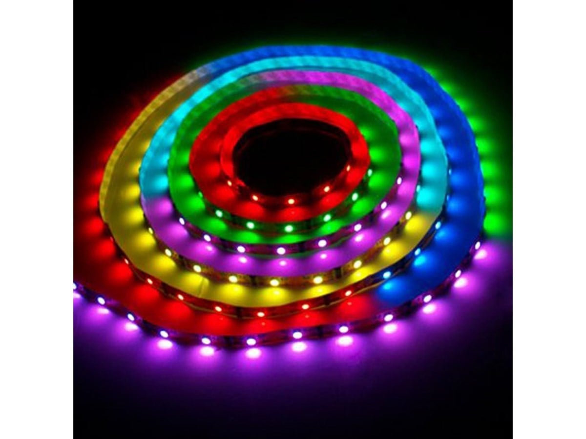 Eld Led 5050 60 Chip Double Pcb Silikonsuz Şerit Led Rgb 5M A KALİTE ( 2YIL GARANTİLİ )