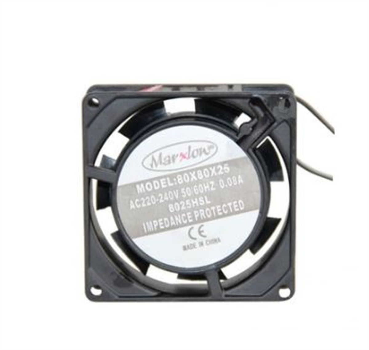 MARXLOW 80x80x25 AC 220V Kare Fan