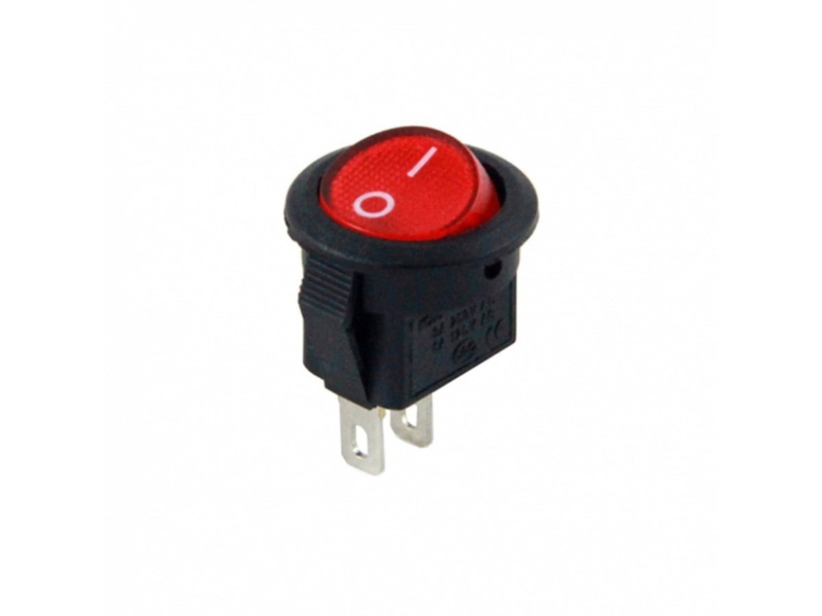Mini Yuvarlak Işıklı Anahtar ON-OFF 3P IC-134D