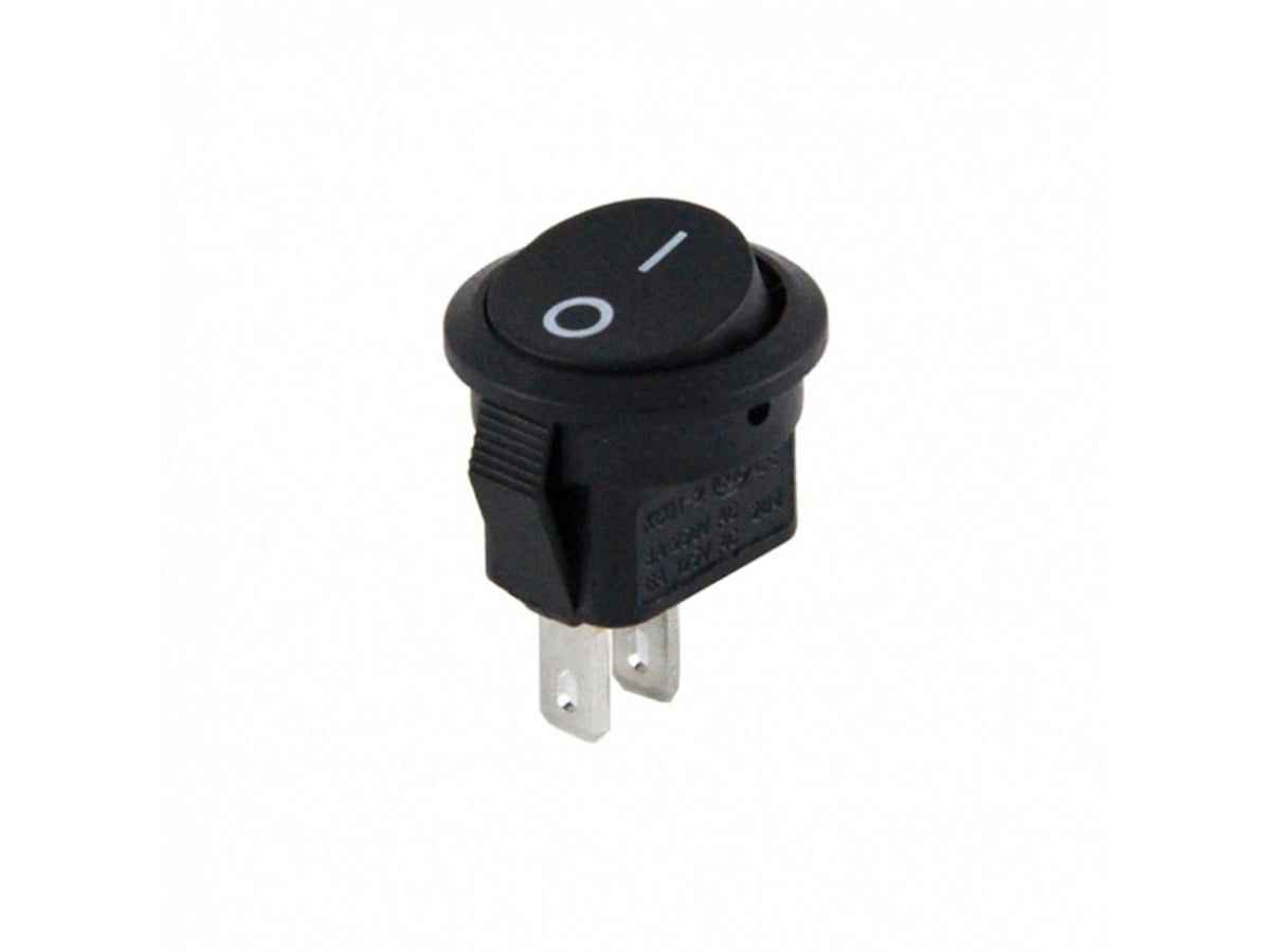 Mini Yuvarlak Işıksız Anahtar ON-OFF 2P IC-134E