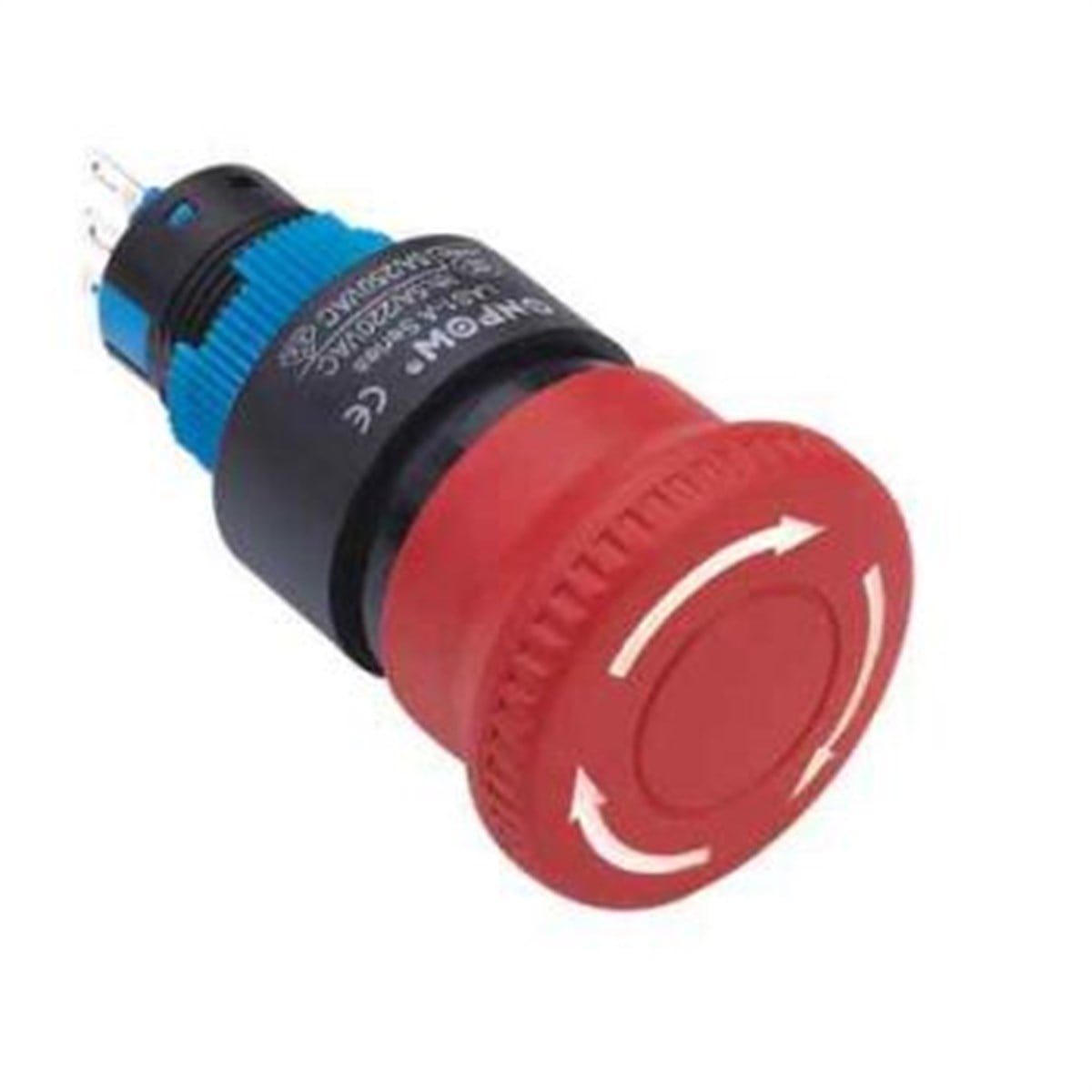 Onpow 22mm Acil-Stop Bas-Çevir 1NO/1NC LAS1-APY-11TS