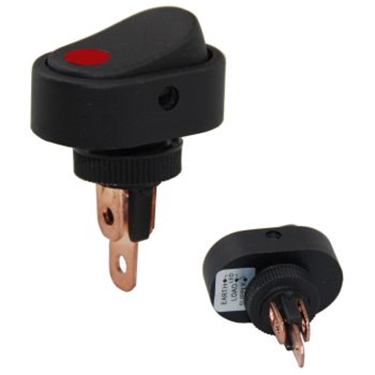 Oval 12Volt DC 20 Amper Ledli Anahtar ON-OFF 3P IC-132A