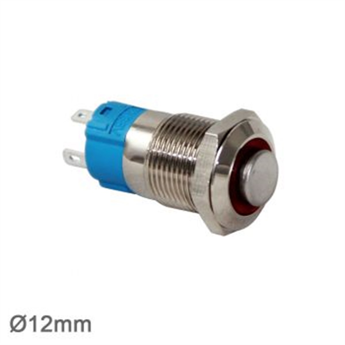SWİON 12mm Metal LED'li Kalıcı Buton