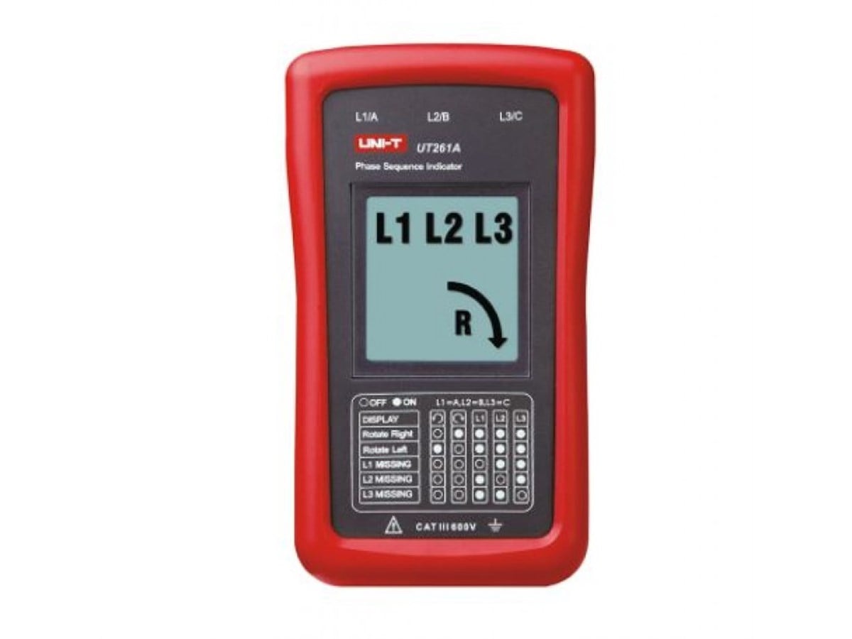 Unı-t UT261A Dijital Faz Sırası Ölçü Aleti UT-261A UT 261A