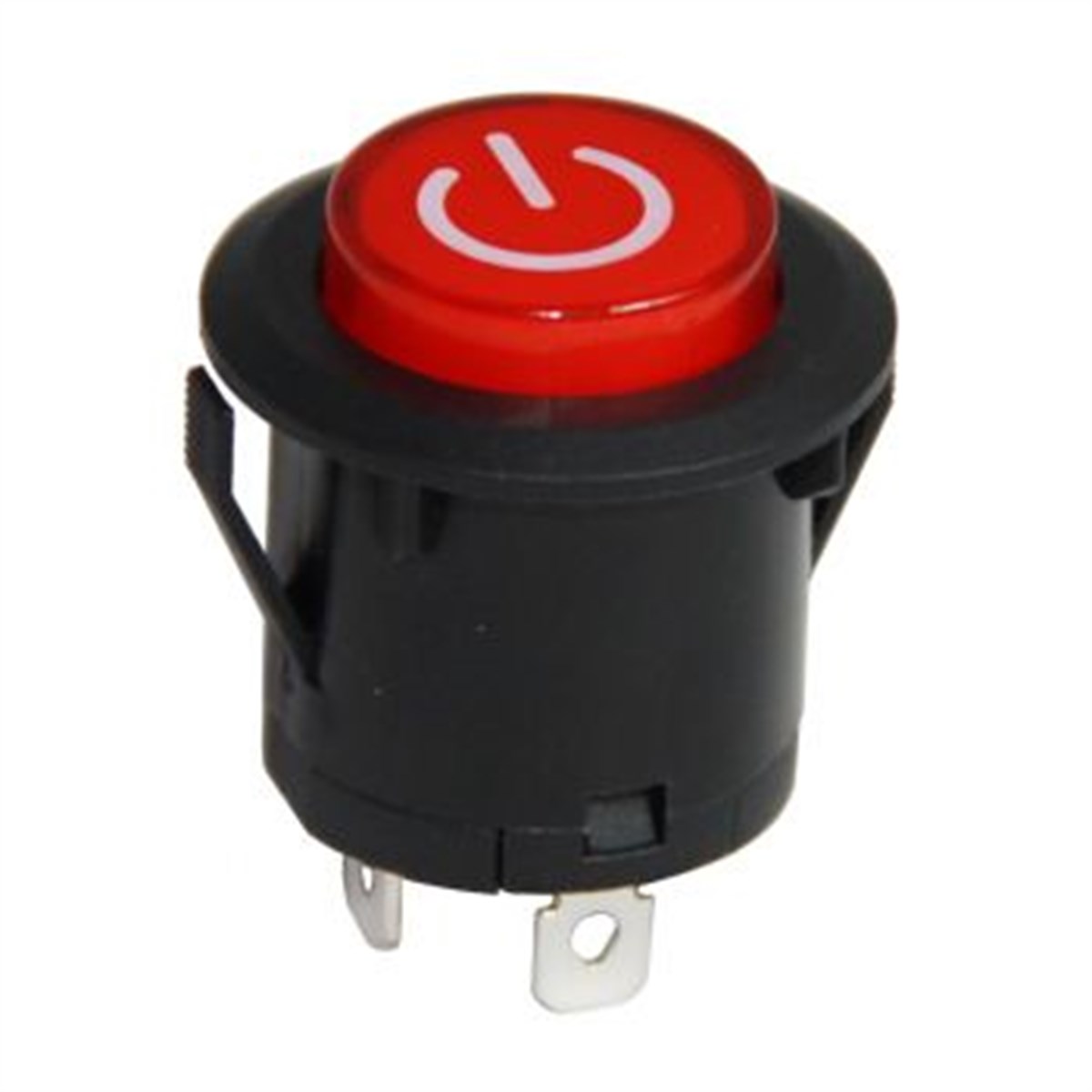 26MM Ledli Kalıcı Rocker Power Simgeli Buton IC-180F