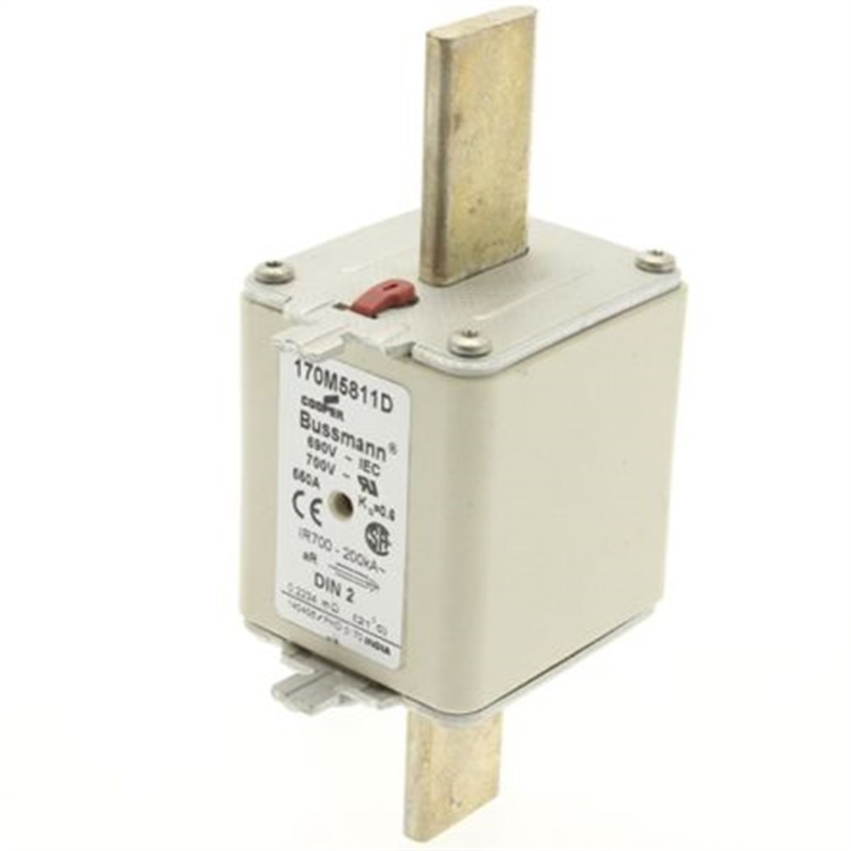 Bussmann 170M5811D 550A NH2 Hızlı Bıçaklı Sigorta
