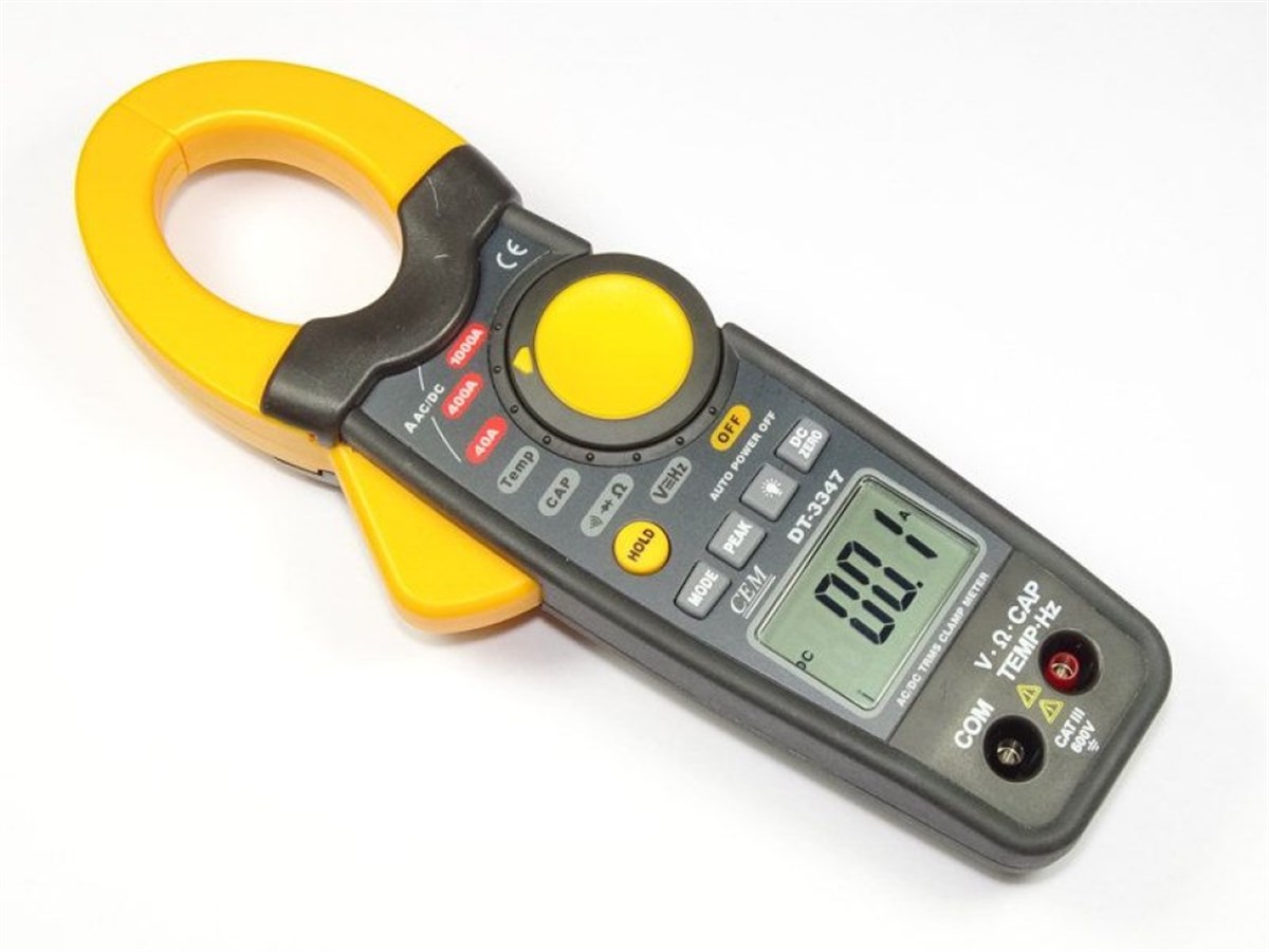 Cem DT3347 AC/DC 1000A True RMS Pensampermetre Ölçü Aleti