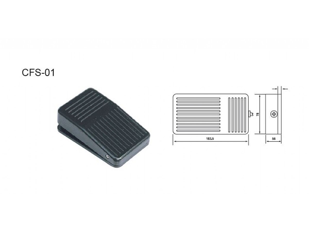 CNTD CFS-01 Plastik Kablolu Pedal 100x62mm