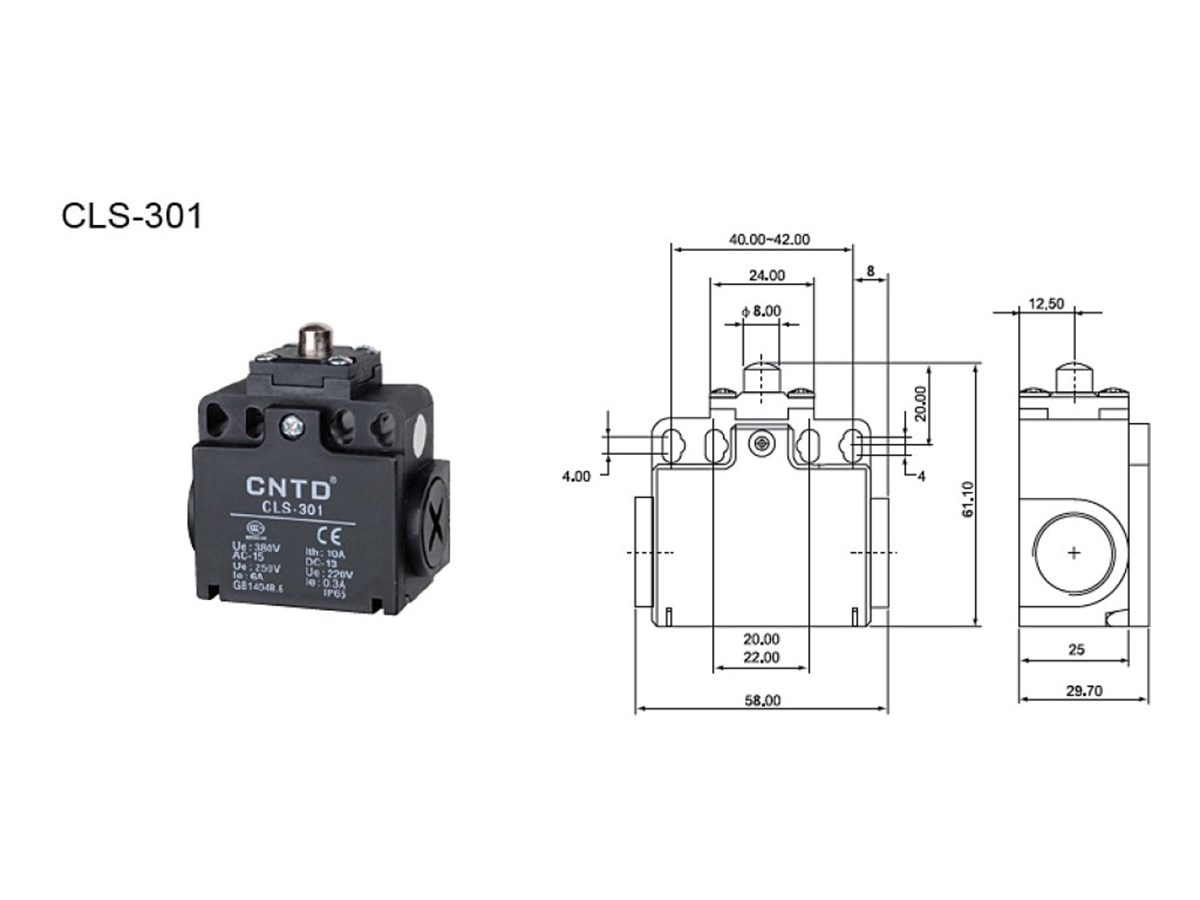 CNTD CLS-301 Geniş Gövde Doğrusal Pim Limit Switch