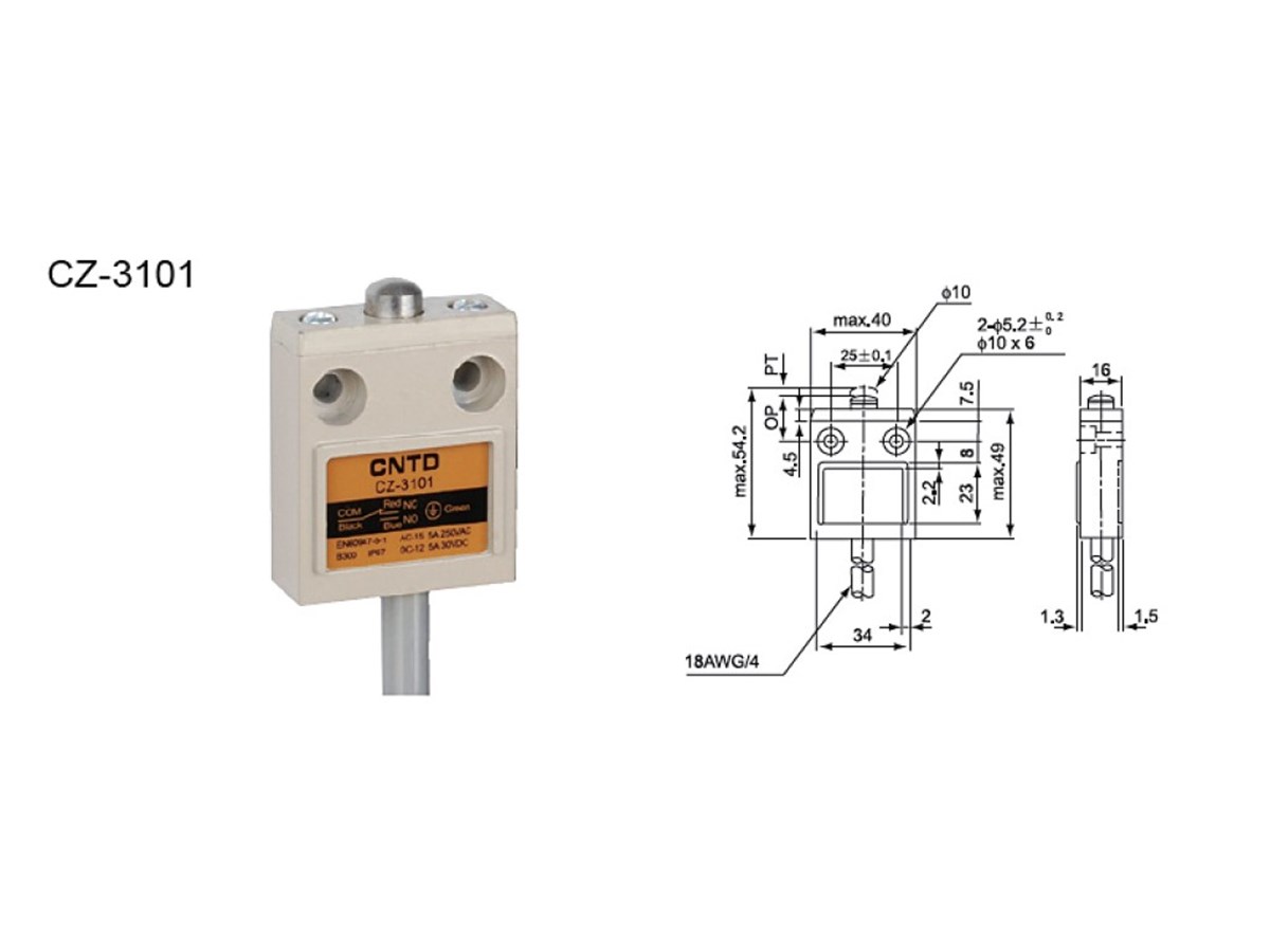 CNTD CZ-3101 Pim Limit Switch