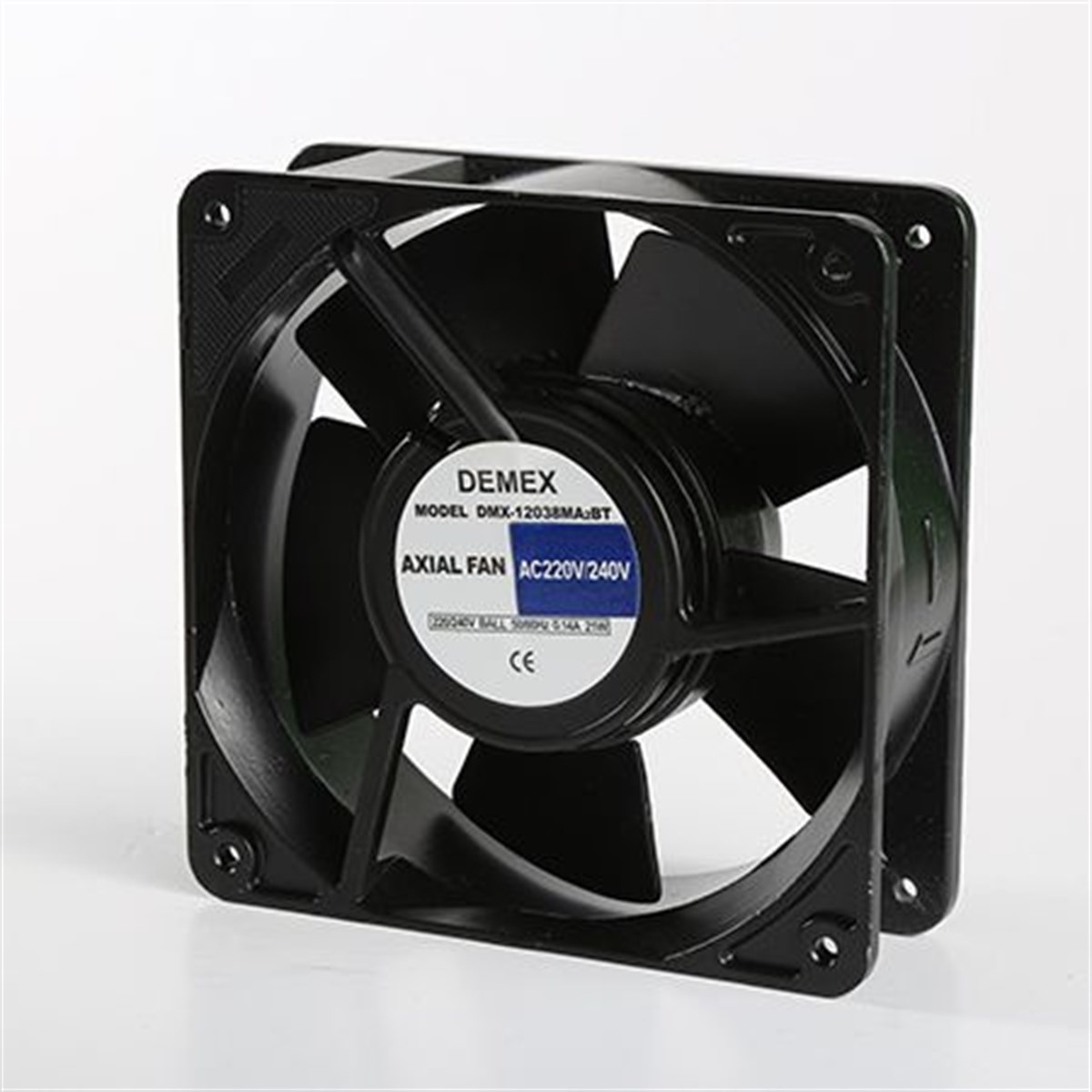 DEMEX 120X120X38 220V  AC Rulmanlı 2600 RPM Fan