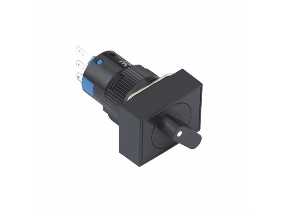 Dikdörtgen 16MM Kalıcı ON-OFF-ON Mandal Buton LAS1-AJ-22X/31/N