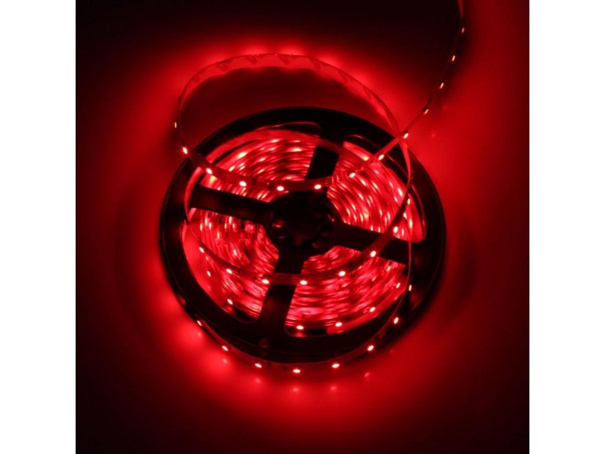 Eld Led 3528 Tek Çipli Şerit Led 5 Metre Kırmızı