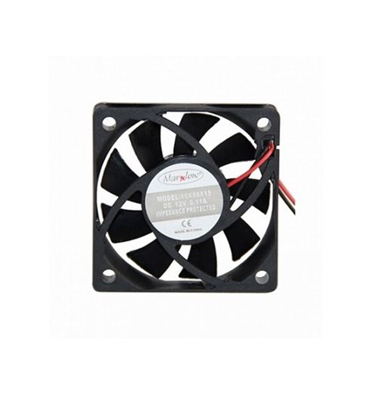 MARXLOW 60x60x25 DC 12V Kare Fan