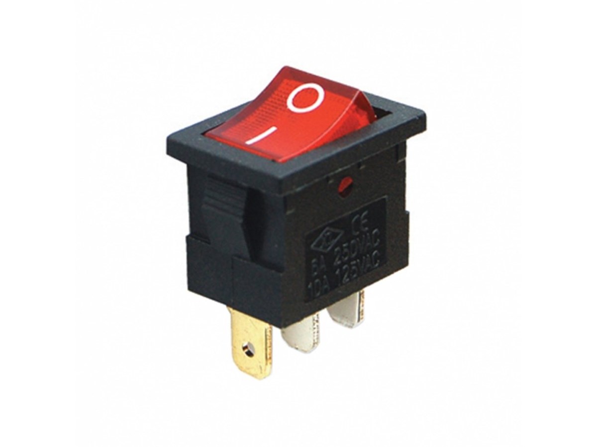 Mini Işıklı Anahtar ON-OFF 3P IC-118