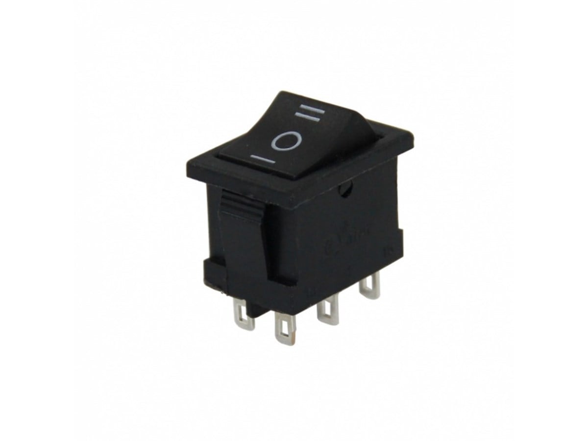 Mini Işıksız Anahtar ON-OFF-ON 6P IC-123-6