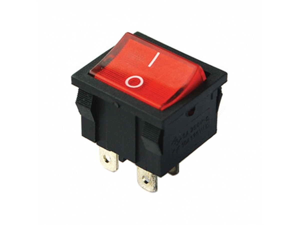 Orta Boy Işıklı Anahtar ON-OFF  4P IC-126