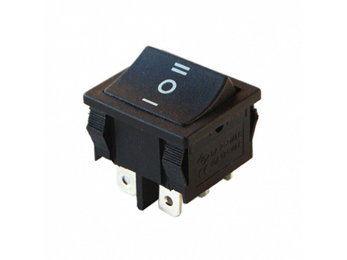 Orta Boy Işıksız Anahtar ON-OFF-ON 6P IC-130