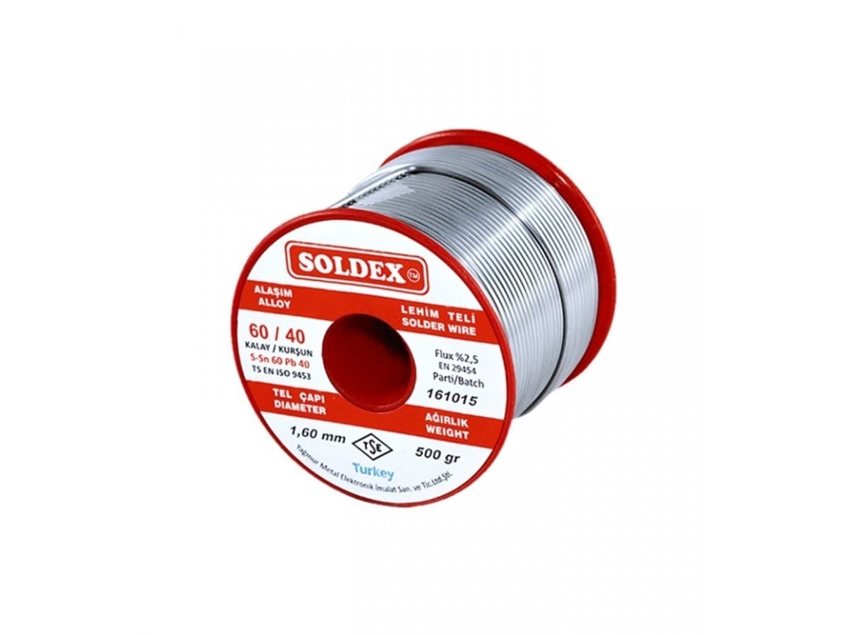 Soldex 500Gr 0,75mm 60/40 Lehim Teli