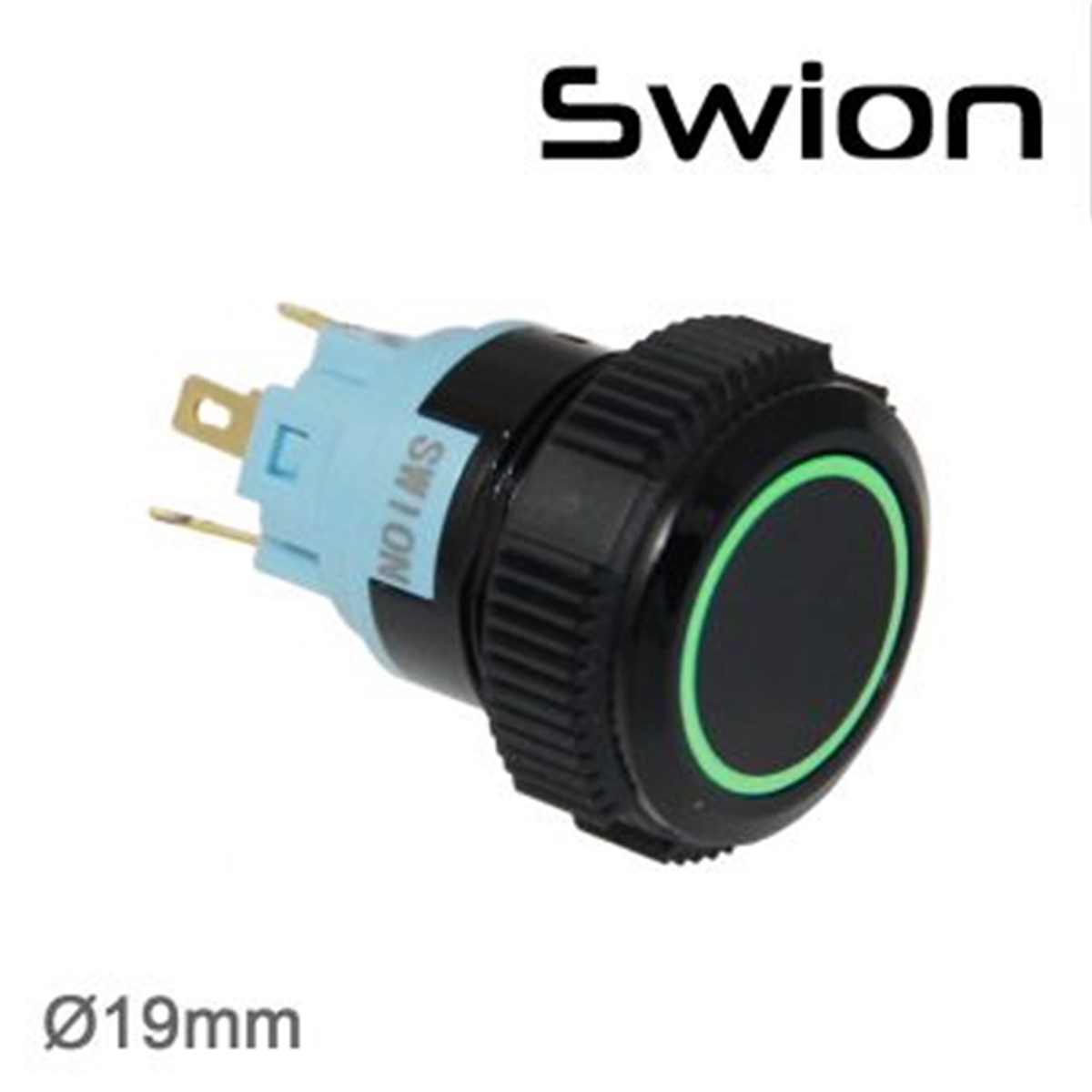 SWİON 19mm Plastik LED'li Yaylı Buton (S56-S59,S82)