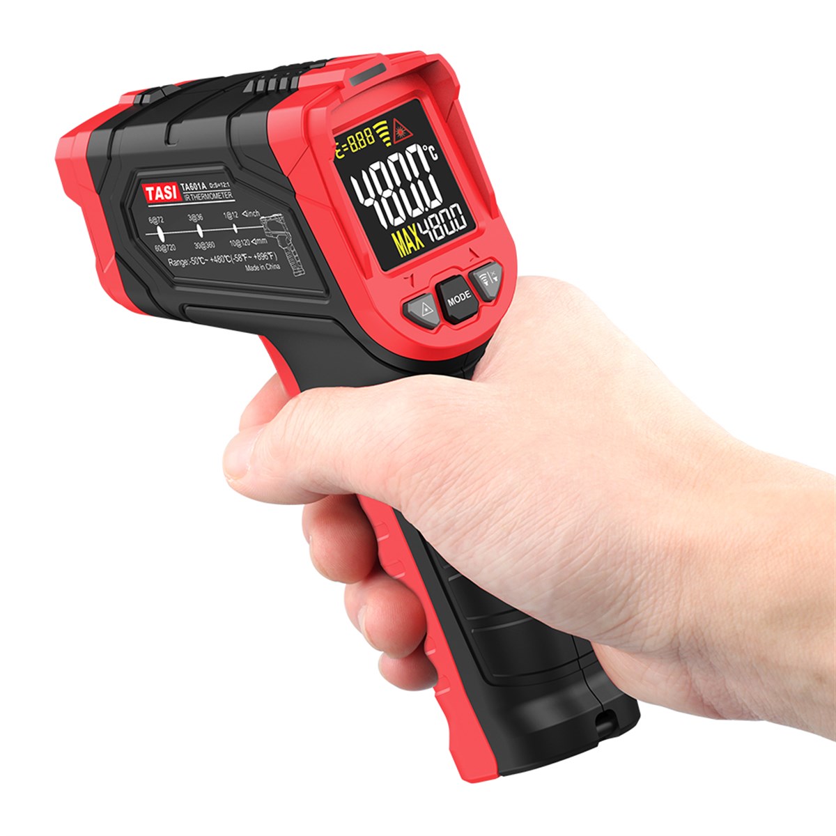 Tasi TA601A Kızılötesi Temassız Lazer Termometre TA 601A TA-601A