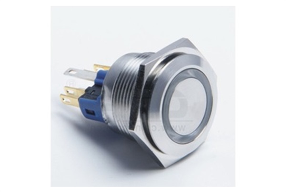 TRON J22 Metal Yaylı Buton 6-24V DC
