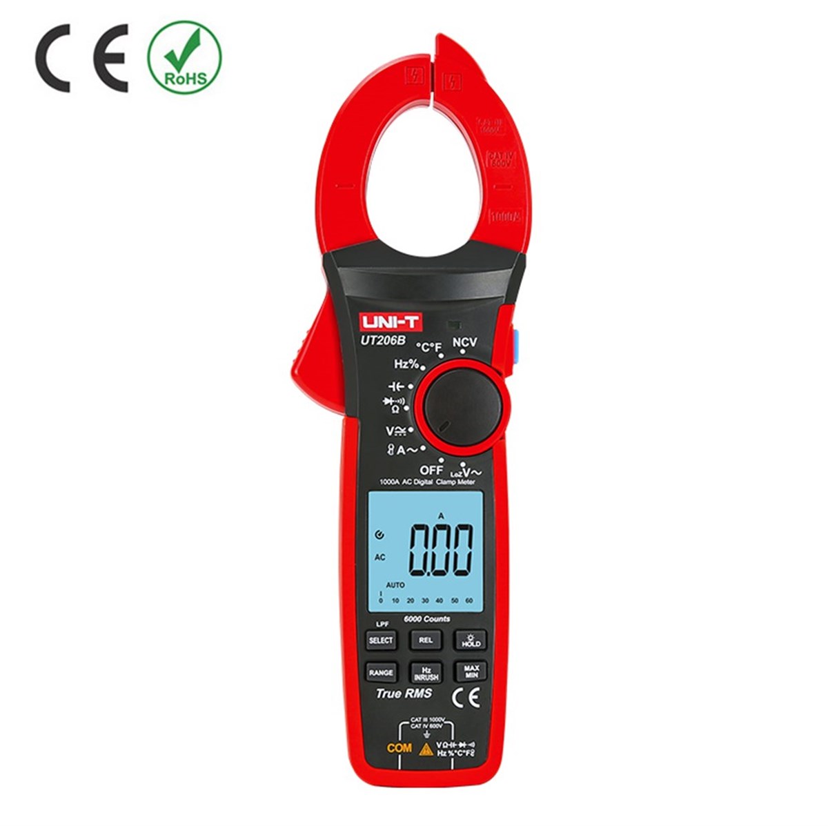UNI-T UT 206A AC 1000A Pensampermetre Ölçü Aleti UT206A UT-206A