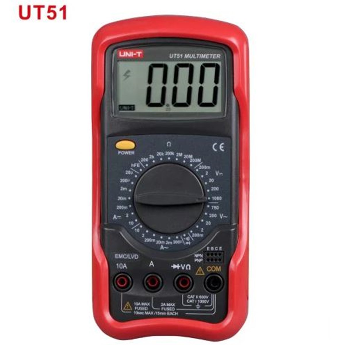 Unı-T UT51 Dijital Multimetre Ölçü Aleti