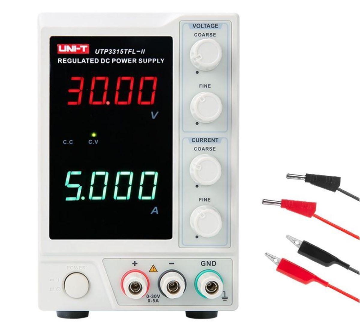 Unı-t Utp 3315 TFL-II 30v 5a 4 Dijit Ayarlı Güç Kaynağı + Prob Seti