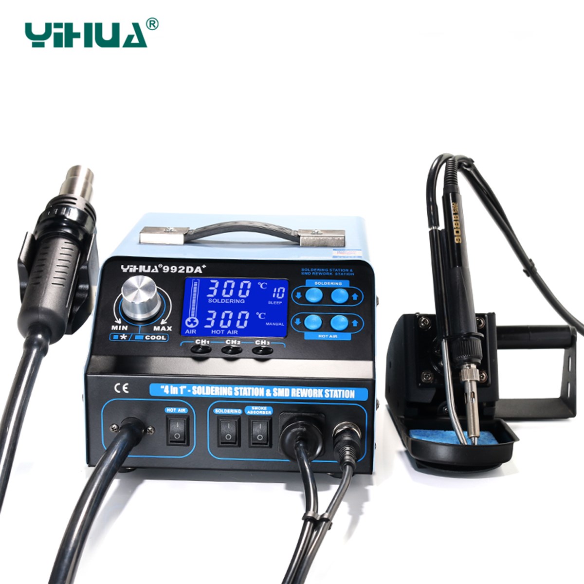 YİHUA 992DA+ Dijital Sıcak Hava & Lehimleme İstasyonu