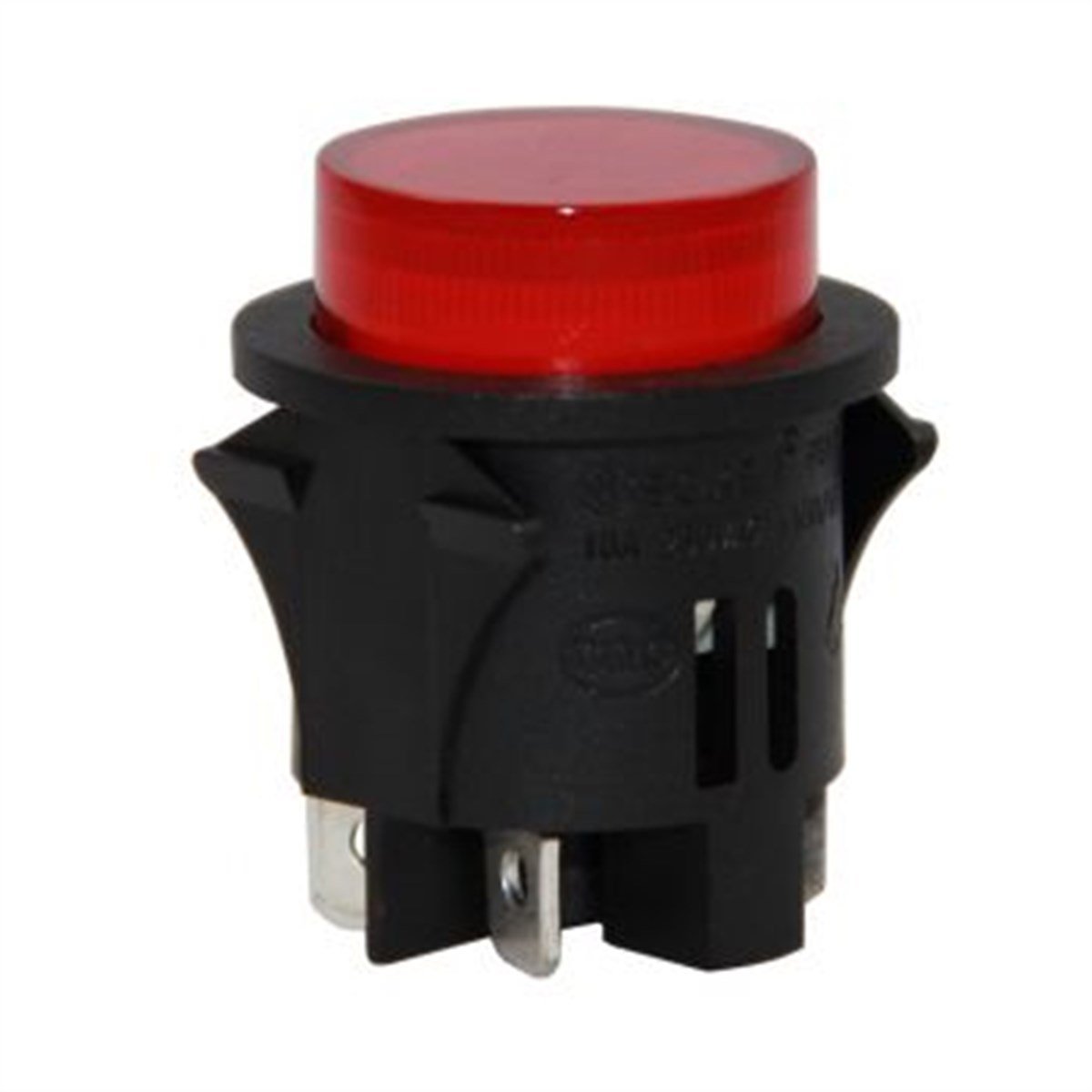 Yuvarlak 25MM Basmalı 4P Kalıcı Anahtar IC-180G 