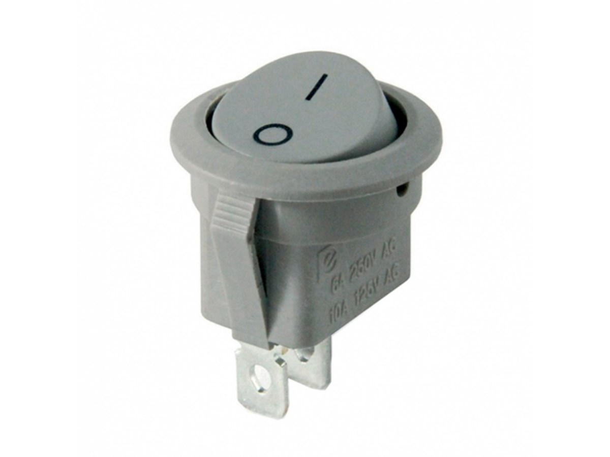 Yuvarlak Işıksız Anahtar ON-OFF 2P IC-133B