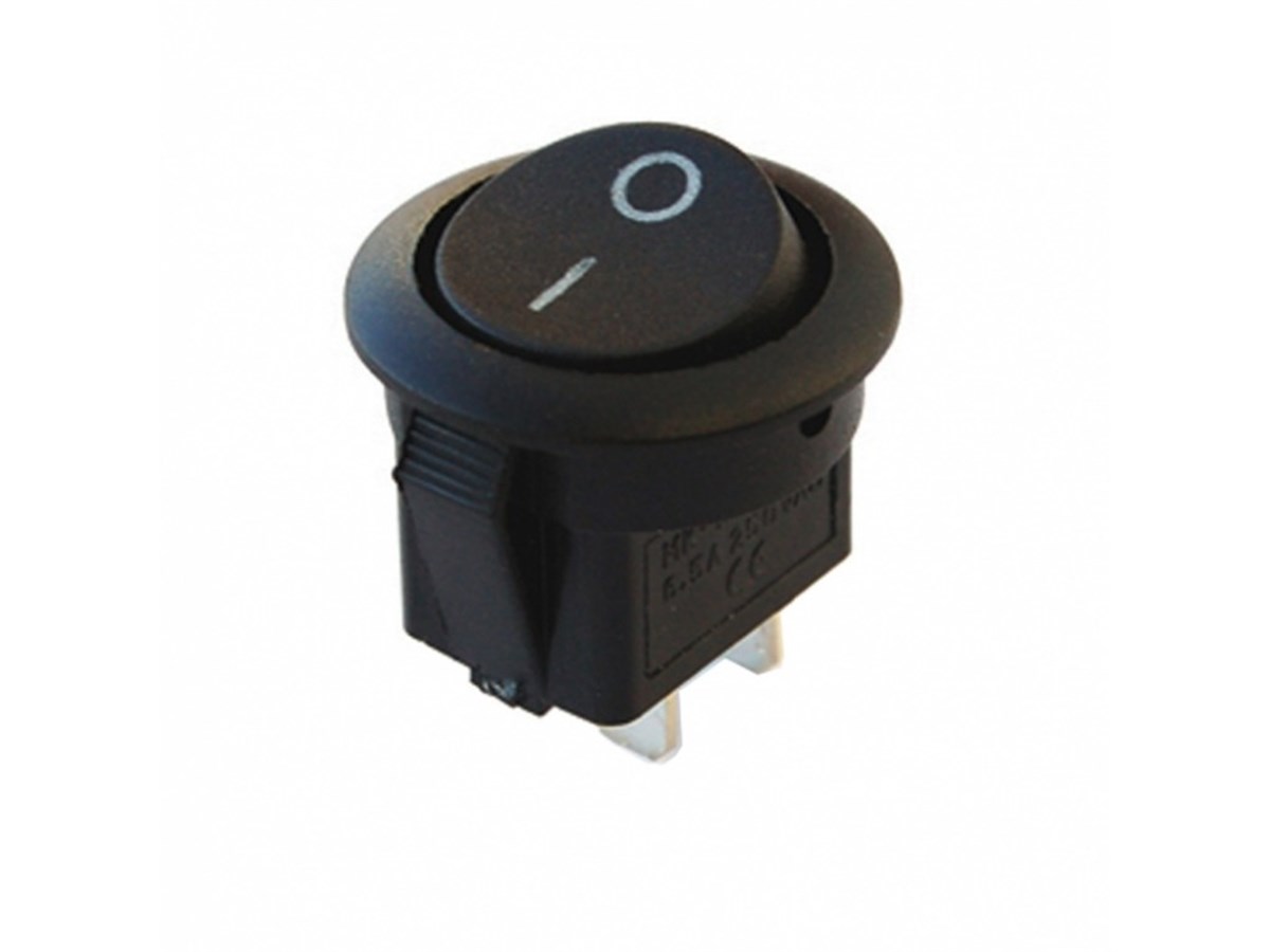 Yuvarlak Işıksız Anahtar ON-OFF 2P IC-133