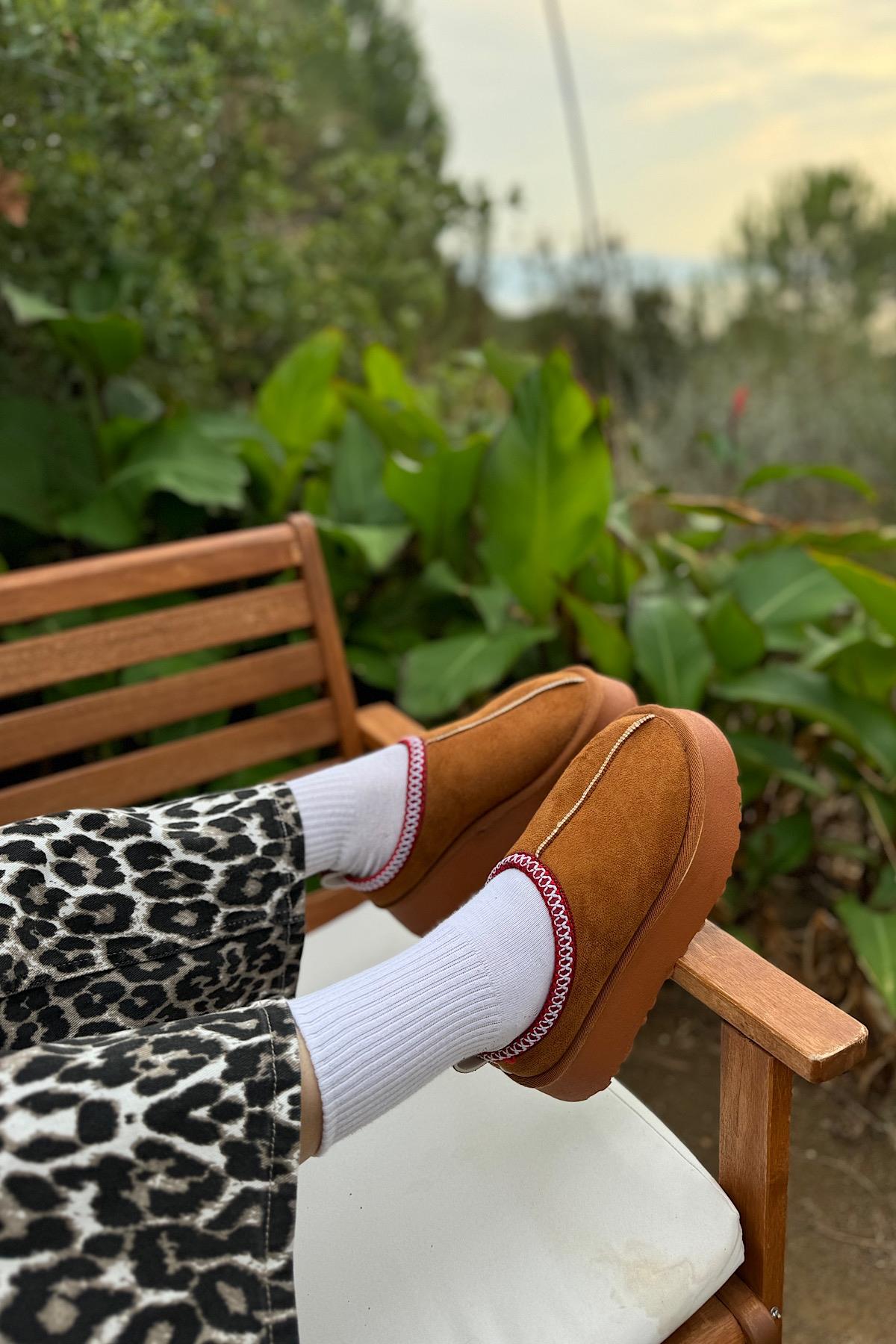 Aliza Taba Süet Kürklü Bot