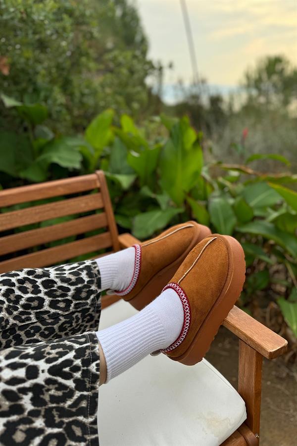 Aliza Taba Süet Kürklü Bot